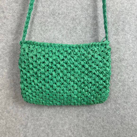 Cappelli Straworld Floral Green Crossbody Purse - Picture 9 of 12